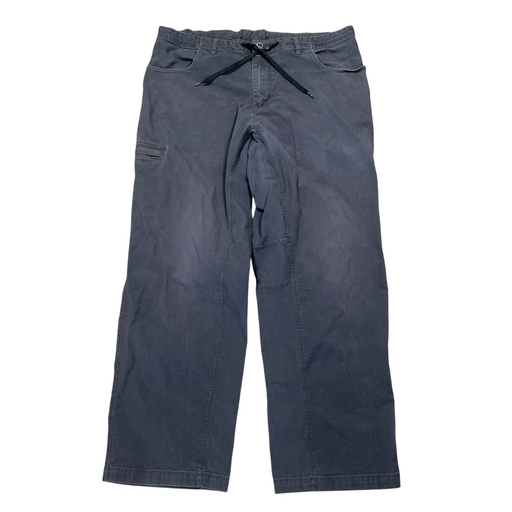 Patagonia Retro Grade Pants Mens Xl (38x32) Gray Organic Cotton Canvas Rugged